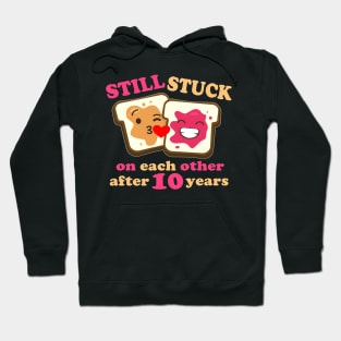 10th Anniversary Shirt Peanut Butter Jelly Couple Hoodie